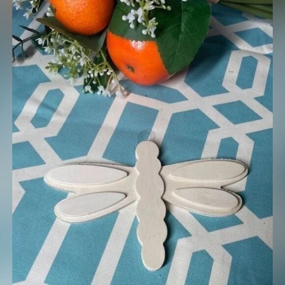 NEW Dragonfly Wooden Natural Unfinished Do It Yourself Ready to Paint & Decorate - Picture 1 of 5